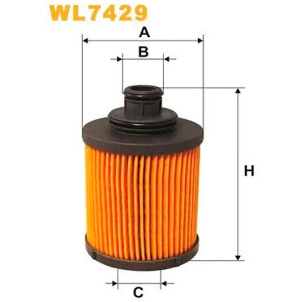 Filtru de ulei Wix Filters WL7429 WX-WL7429 photo 2