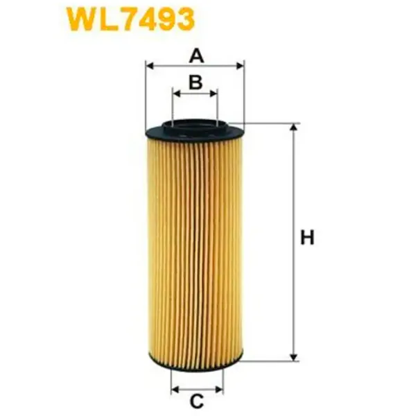 Масляный фильтр Wix Filters WL7493 WX-WL7493 photo 2