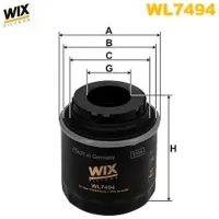 Filtru de ulei Wix Filters WL7494 WX-WL7494 photo 2