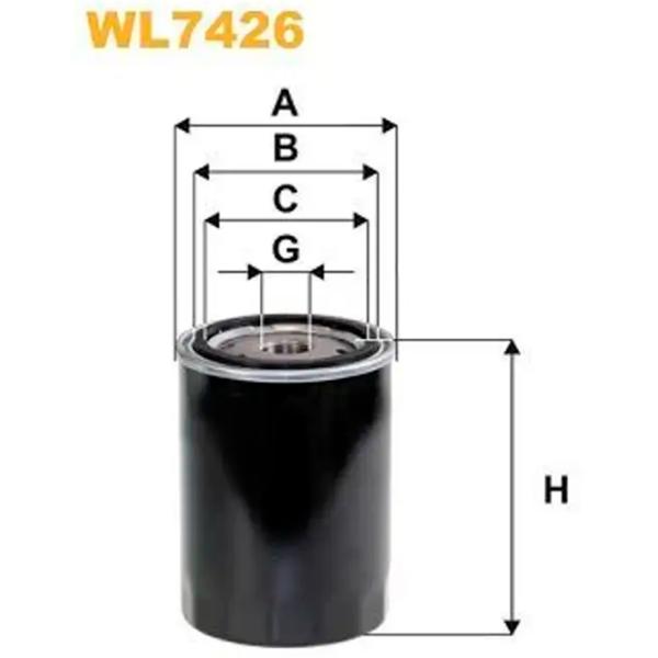 Масляный фильтр Wix Filters WL7426 WX-WL7426 photo 2