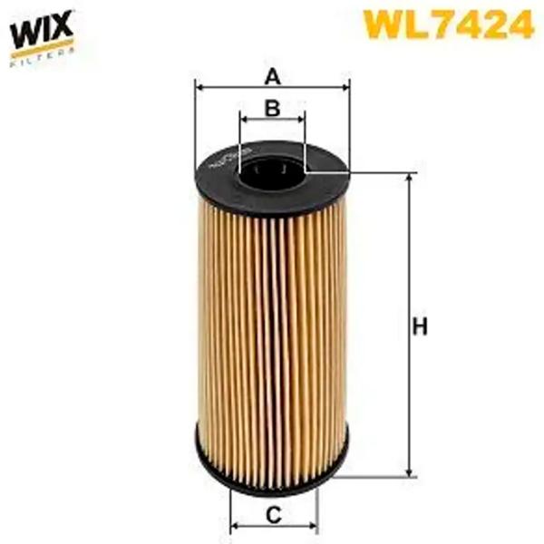 Filtru de ulei Wix Filters WL7424 WX-WL7424 photo 2 Filtru de ulei Wix Filters WL7424 WX-WL7424 photo 2