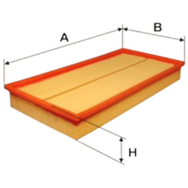 Filtru de aer Wix Filters WA6332 WX-WA6332 photo 6 Filtru de aer Wix Filters WA6332 WX-WA6332 photo 6