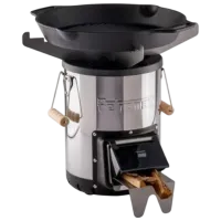 Placă pentru grătar Petromax Rocket Stove Oțel inoxidabil / Black photo 3