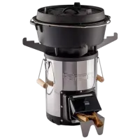 Placă pentru grătar Petromax Rocket Stove Oțel inoxidabil / Black photo 4