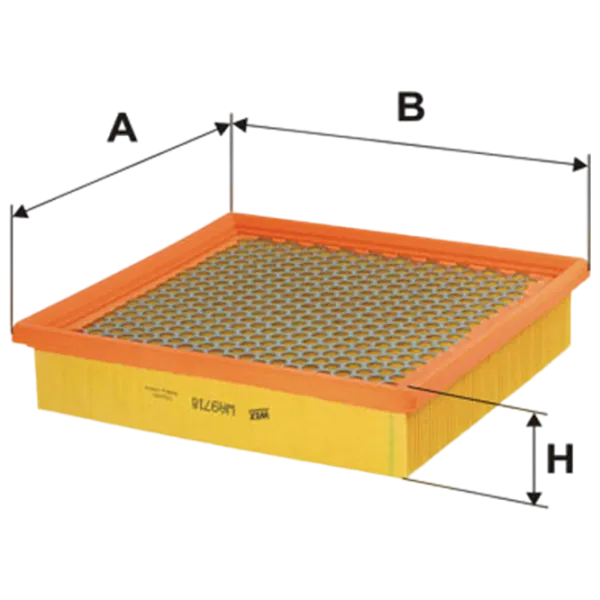 Filtru de aer Wix Filters WA9718 WX-WA9718 photo 1