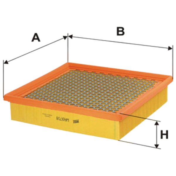 Filtru de aer Wix Filters WA9718 WX-WA9718 photo 1