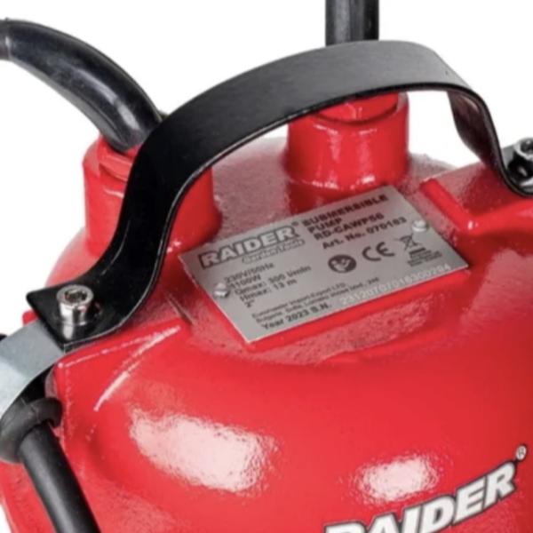 Pompa submersibilă Raider RD-CAWP56 1100 W 18000 l/h photo 2 Pompa submersibilă Raider RD-CAWP56 1100 W 18000 l/h photo 2