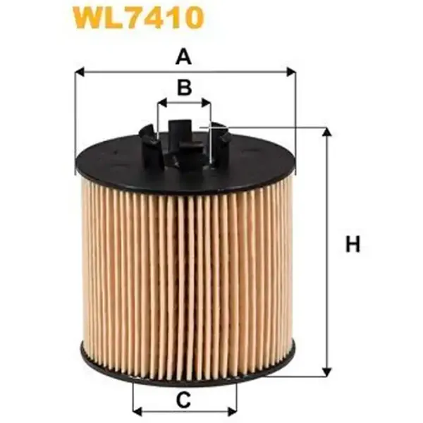 Filtru de ulei Wix Filters WL7410 WX-WL7410 photo 2 Filtru de ulei Wix Filters WL7410 WX-WL7410 photo 2