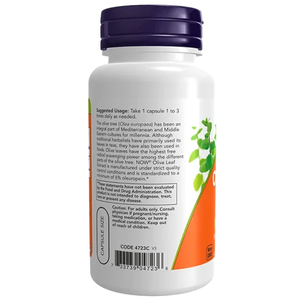 Vitamine și minerale Now Foods Olive Leaf Extract 60 photo 3 Vitamine și minerale Now Foods Olive Leaf Extract 60 photo 3