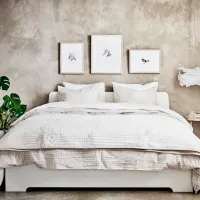 Кровать Ikea Askvoll 160 x 200 см / ЛДСП / Белый photo 4