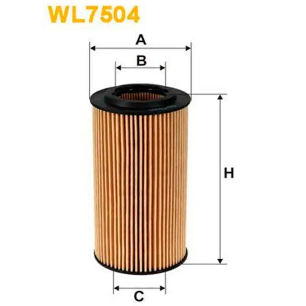 Filtru de ulei Wix Filters WL7504 WX-WL7504 photo 2