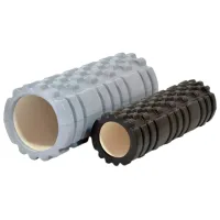Rolă pentru masaj Enero Duo Roller Black / EVA photo 2