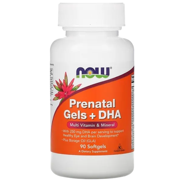 Vitamine și minerale Now Foods Prenatal Gels + DHA 90 photo 1 Vitamine și minerale Now Foods Prenatal Gels + DHA 90 photo 1