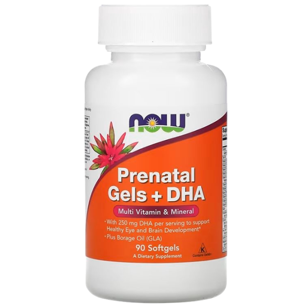 Vitamine și minerale Now Foods Prenatal Gels + DHA 90 photo 1 Vitamine și minerale Now Foods Prenatal Gels + DHA 90 photo 1