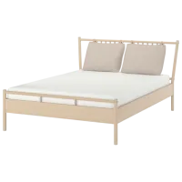 Кровать Ikea Bjorksnas Lindbaden 140 x 200 см / Массив / Wood