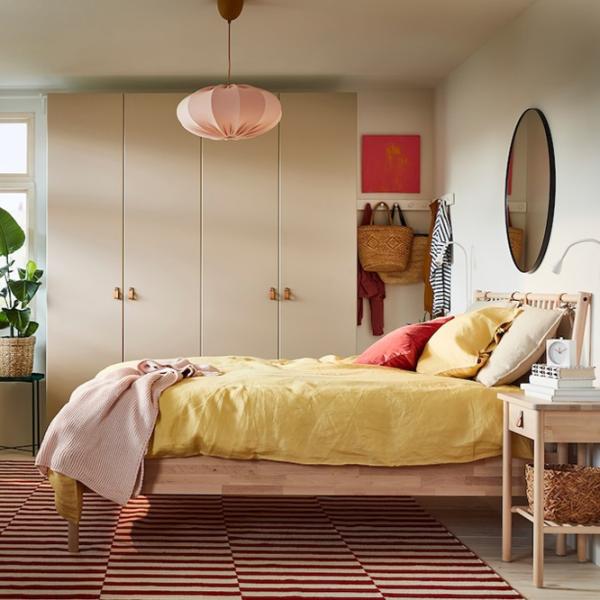 Кровать Ikea Bjorksnas Luroy 160 x 200 см / Массив / Wood photo 5