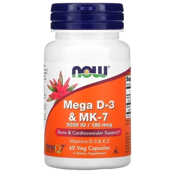 Vitamine Now Foods D-3 & MK-7 60 photo 1