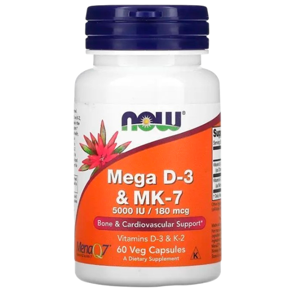 Vitamine Now Foods D-3 & MK-7 60 photo 1