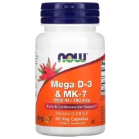 Vitamine Now Foods D-3 & MK-7 60