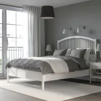 Pat Ikea Tyssedal Lindbaden 160 x 200 cm / Furnir / White photo 6