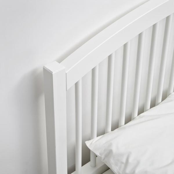 Кровать Ikea Tyssedal Lindbaden 140 x 200 см / Шпон / Белый photo 3 Кровать Ikea Tyssedal Lindbaden 140 x 200 см / Шпон / Белый photo 3
