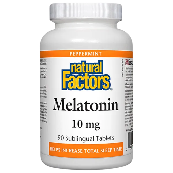 Vitamine și minerale Natural Factors MELATONIN 90 photo 1 Vitamine și minerale Natural Factors MELATONIN 90 photo 1