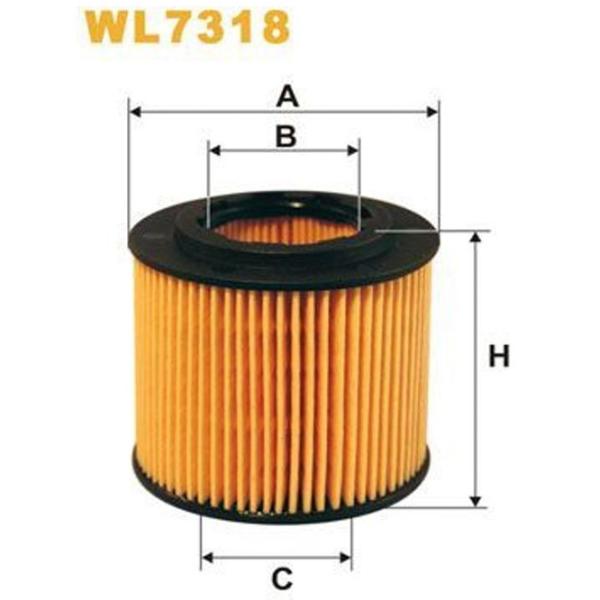 Filtru de ulei Wix Filters WL7318 WX-WL7318 photo 2 Filtru de ulei Wix Filters WL7318 WX-WL7318 photo 2