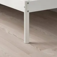 Кровать Ikea Kleppstad 140 x 200 см / Шпон / Белый photo 6