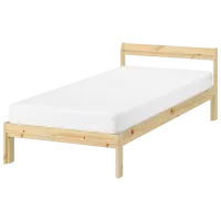 Кровать Ikea Neiden Lindbaden 90 x 200 см / Массив / Сонома