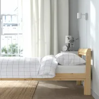Кровать Ikea Neiden Lindbaden 90 x 200 см / Массив / Сонома photo 3