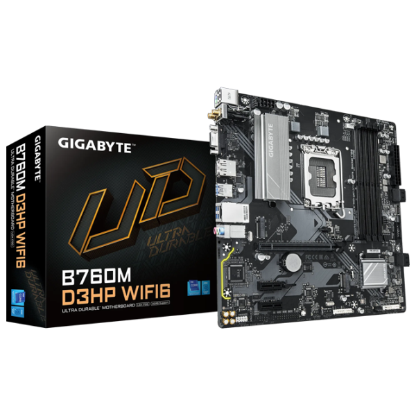 Материнская плата Gigabyte B760M D3HP WIFI6 mATX / Intel B760M photo 3