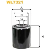 Filtru de ulei Wix Filters WL7321 WX-WL7321 photo 2
