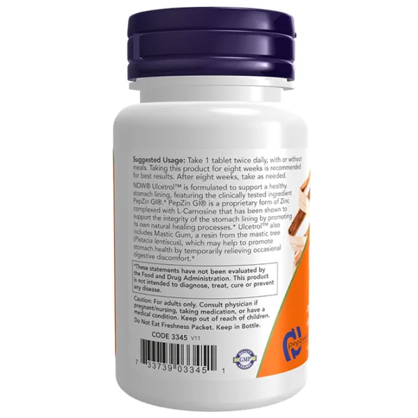 Vitamine și minerale Now Foods Ulcetrol 60 photo 3 Vitamine și minerale Now Foods Ulcetrol 60 photo 3