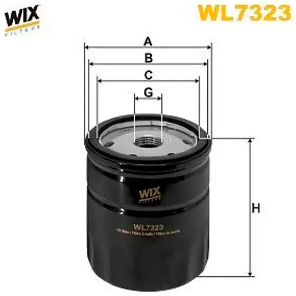 Filtru de ulei Wix Filters WL7323 WX-WL7323 photo 2 Filtru de ulei Wix Filters WL7323 WX-WL7323 photo 2