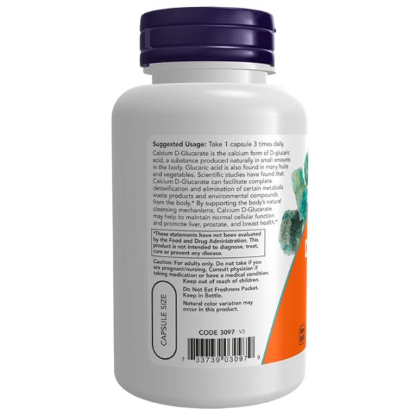 Минералы Now Foods Calcium D-Glucarate 90 photo 3 Минералы Now Foods Calcium D-Glucarate 90 photo 3