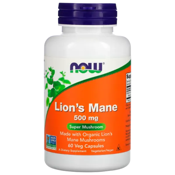 Supliment alimentar Now Foods Lions Mane 60 photo 1 Supliment alimentar Now Foods Lions Mane 60 photo 1