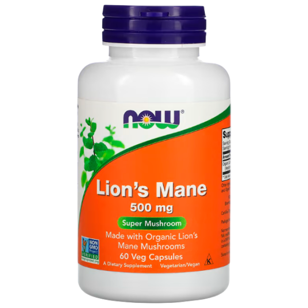 Supliment alimentar Now Foods Lions Mane 60 photo 1 Supliment alimentar Now Foods Lions Mane 60 photo 1