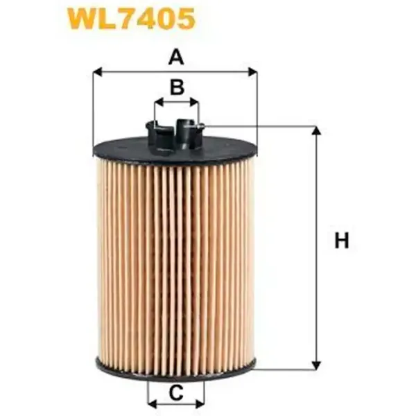 Filtru de ulei Wix Filters WL7405 WX-WL7405 photo 2 Filtru de ulei Wix Filters WL7405 WX-WL7405 photo 2