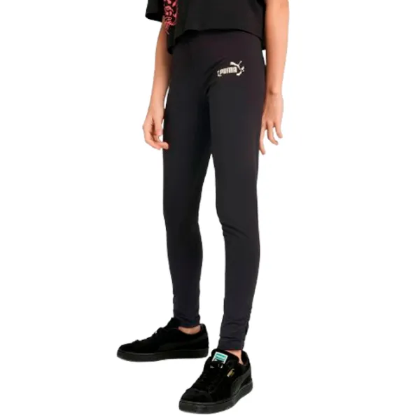 Colanți sport pentru fete Puma Flaming Love Strâns / Black photo 3 Colanți sport pentru fete Puma Flaming Love Strâns / Black photo 3