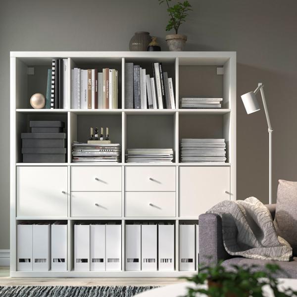Стеллаж Ikea Kallax 147 x 147 x 39см cm / ЛДСП / White photo 4