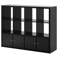 Стеллаж Ikea Kallax 112 x 147 x 39см cm / ДСП меламин / Черный Коричневый