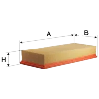 Filtru de aer Wix Filters WA6166 WX-WA6166