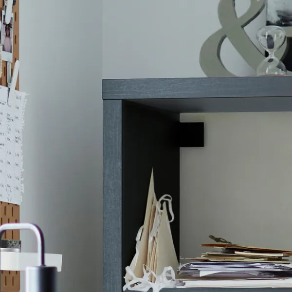 Стеллаж Ikea Kallax 147 x 77 x 39см cm / ЛДСП / Черный Коричневый photo 4