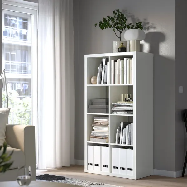 Стеллаж Ikea Kallax 147 x 77 x 39см cm / ЛДСП / White photo 3