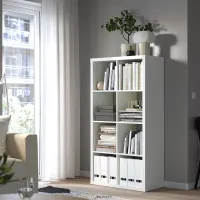 Стеллаж Ikea Kallax 147 x 77 x 39см cm / ЛДСП / White photo 3