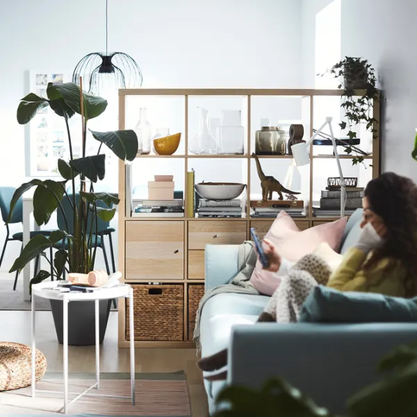 Стеллаж Ikea Kallax 147 x 147 x 39см cm / ЛДСП / Выбеленный дуб photo 5