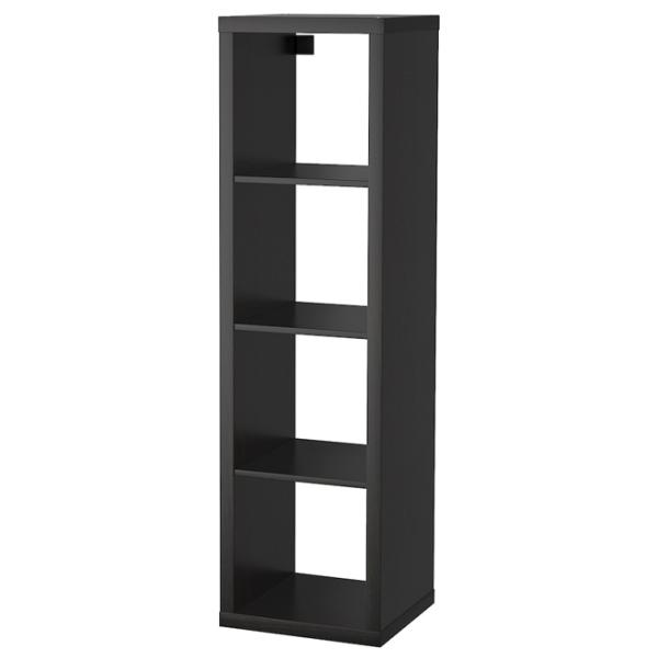Стеллаж Ikea Kallax 147 x 42 x 39см cm / ЛДСП / Черный Коричневый photo 1