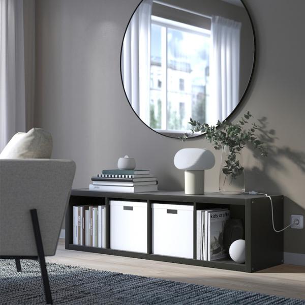 Стеллаж Ikea Kallax 147 x 42 x 39см cm / ЛДСП / Черный Коричневый photo 4