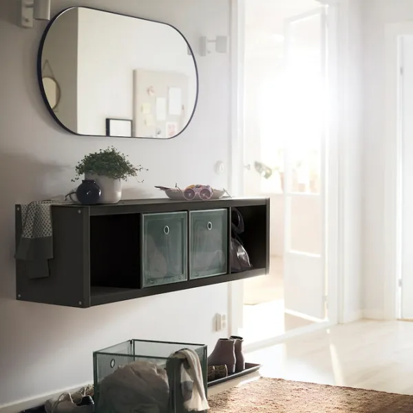 Стеллаж Ikea Kallax 147 x 42 x 39см cm / ЛДСП / Черный Коричневый photo 8