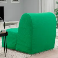 Fotoliu extensibil Ikea Lycksele Havet Black Green photo 3